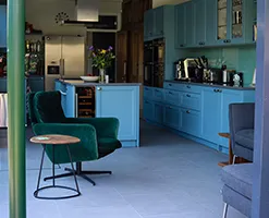 open plan modern kitchen