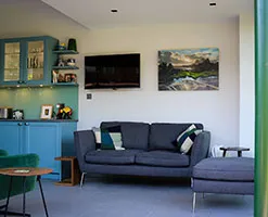 grey sofas