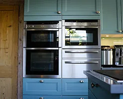 turquoise kitchen